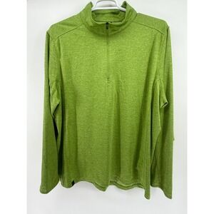 OGIO Canada Dry Sparkling Seltzer Pullover Mens LongSleeve Green Golf Shirt XXL